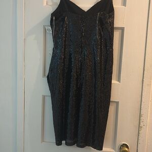 Mini cocktail sequence holiday dress brand new a size women’s small .